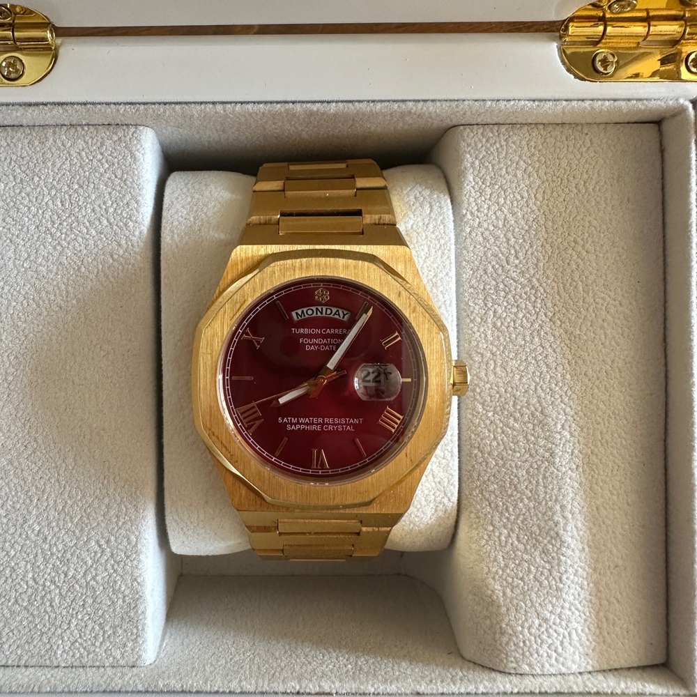 TURBION CARRERA Limited Edition- Foundation Day Date Red/Gold
